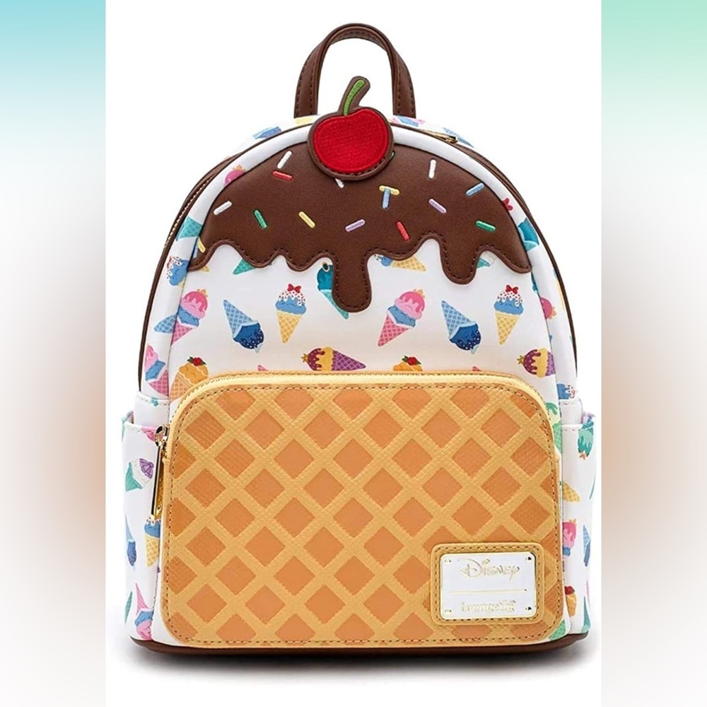Loungefly Disney Princess Ice Cream Mini Backpack All Over Print